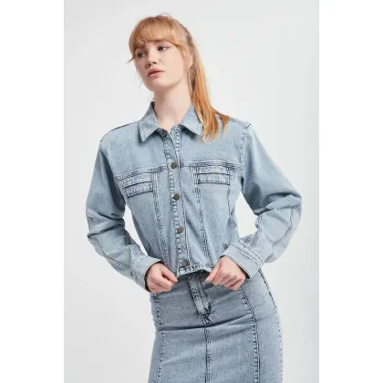 Zdjęcie Katana jeansowa damska GESTUZ Gestuz