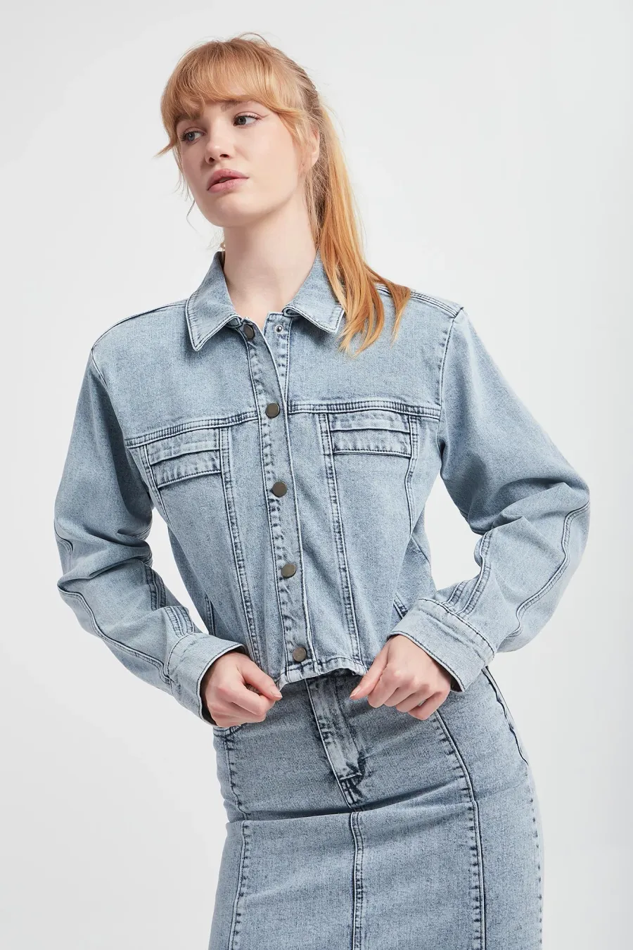 obrazek 1 Katana jeansowa damska GESTUZ Gestuz