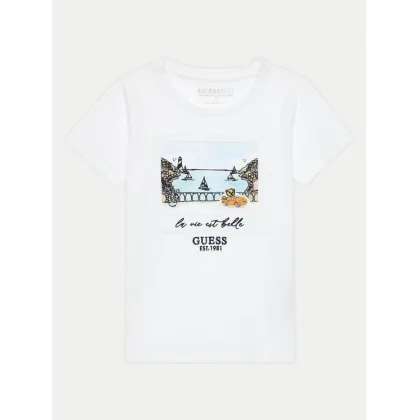Zdjęcie Guess T-Shirt N4GI16 K6XN4 Biały Regular Fit