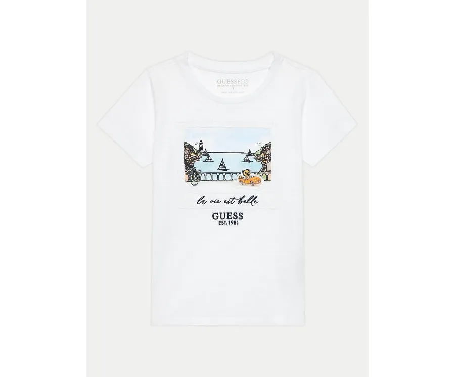 obrazek 1 Guess T-Shirt N4GI16 K6XN4 Biały Regular Fit