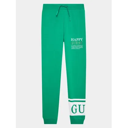 Zdjęcie Guess Spodnie dresowe J3YQ11 KA6R4 Zielony Regular Fit