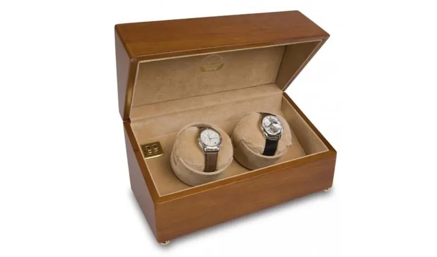 obrazek 1 Rotomat na dwa zegarki Satin Walnut Duo W134