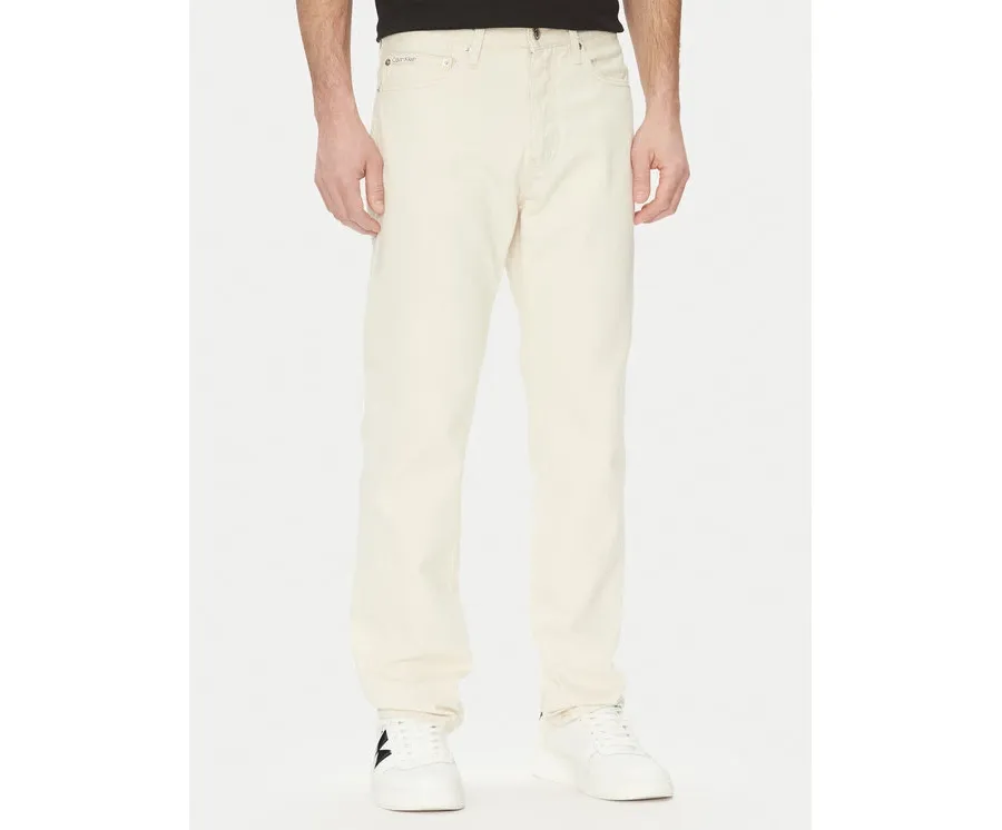 obrazek 1 Calvin Klein Jeans Jeansy J30J327539 Biały Straight Fit