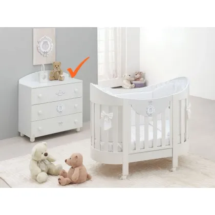 Zdjęcie Elegancka włoska komoda do sypialni dziecięcej - Italbaby