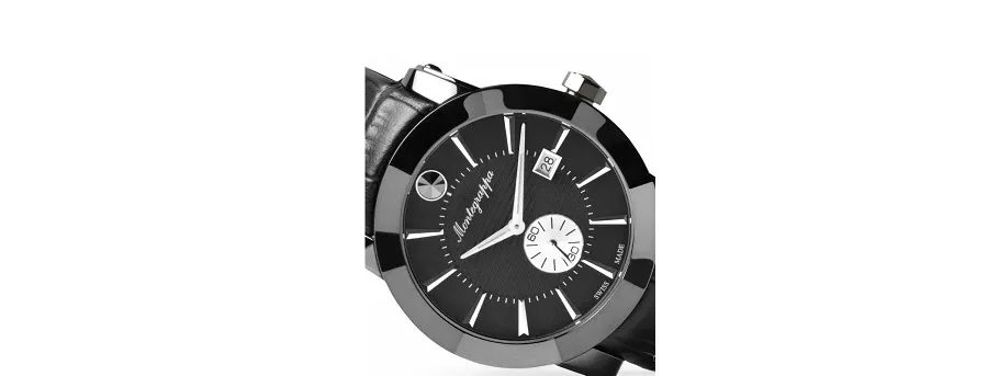 obrazek 2 Black Dial Quartz Watch NeroUno Monetegrappa IDNLWAIB
