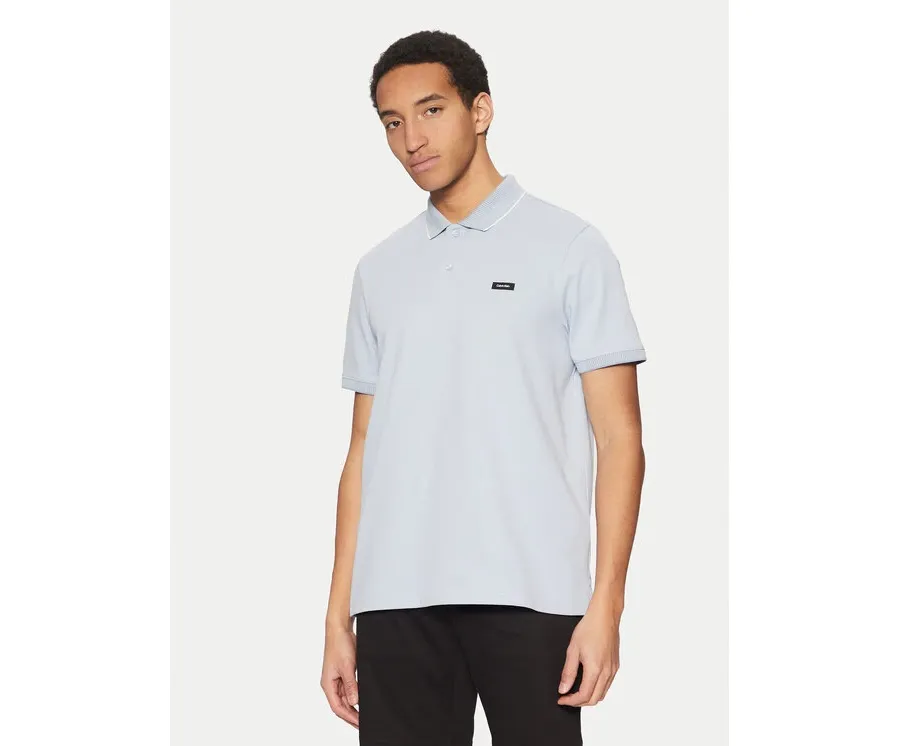 obrazek 1 Calvin Klein Polo K10K114141 Niebieski Regular Fit