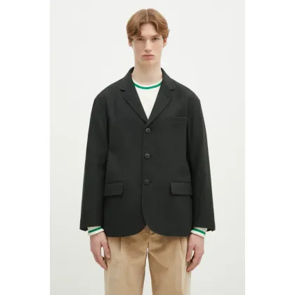 Zdjęcie Visvim marynarka wełniana Bowen Blazer kolor czarny 125105013021