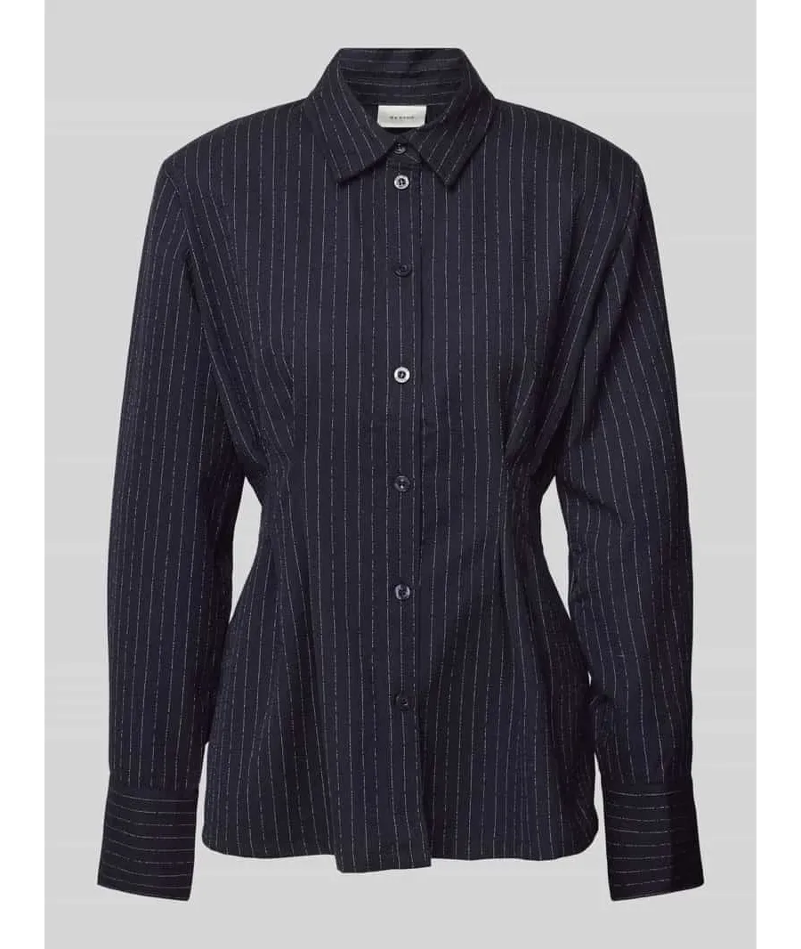 obrazek 1 Bluzka koszulowa o kroju slim fit z kołnierzykiem koszulowym model ‘Dacia’