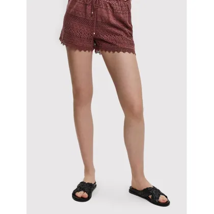 Zdjęcie Vero Moda Szorty materiałowe Honey 10190155 Bordowy Regular Fit