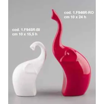 Zdjęcie Czerwono-białe figury dekoracyjne z Włoch - ArtBe