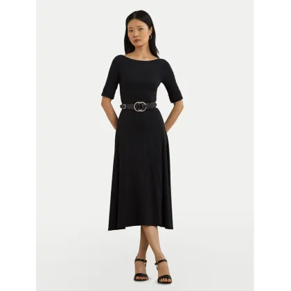 Zdjęcie LAUREN RALPH LAUREN Sukienka codzienna 200973599001 Czarny Slim Fit