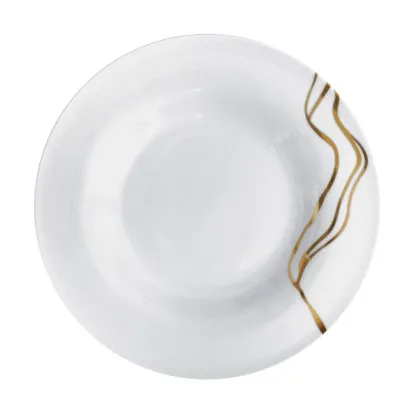 Zdjęcie Wyjątkowy talerz głęboki z porcelany do jadalni