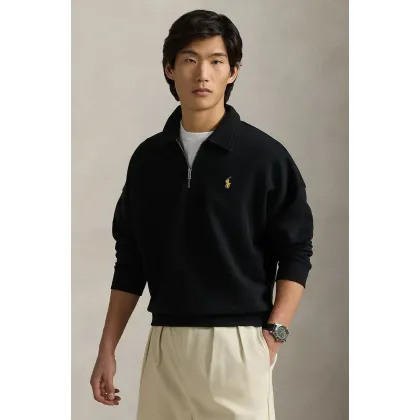 Zdjęcie Polo Ralph Lauren sweter bawełniany kolor czarny 710961601