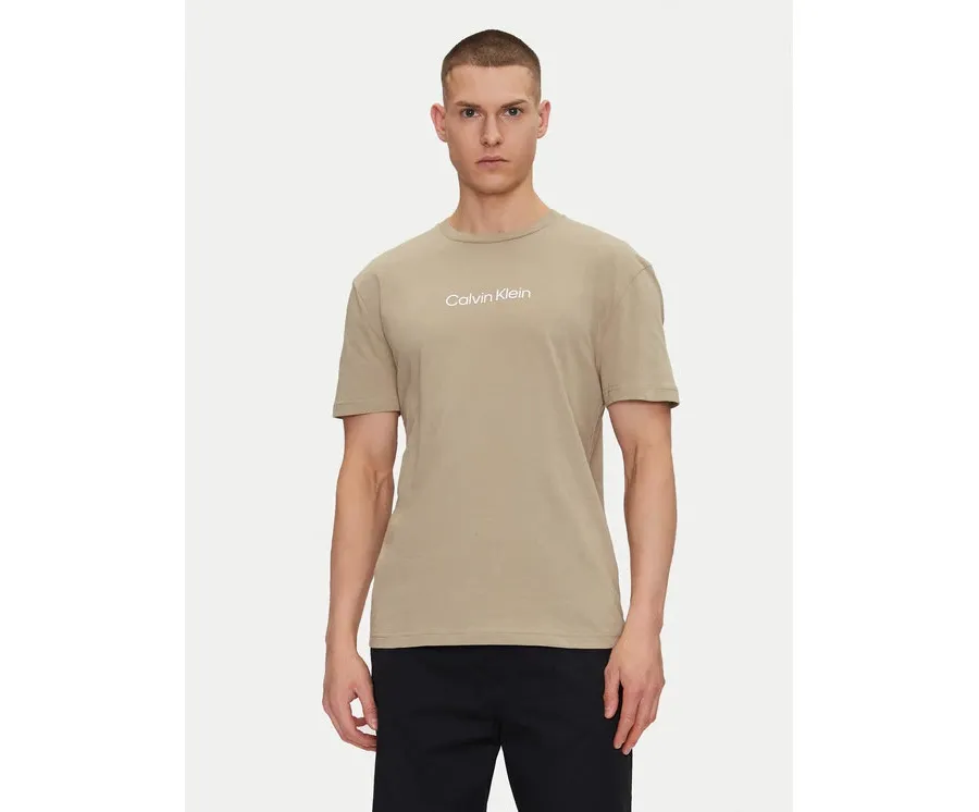 obrazek 1 Calvin Klein T-Shirt Hero K10K111346 Beżowy Regular Fit