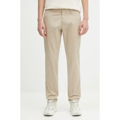 Zdjęcie Carhartt WIP spodnie Sid męskie kolor beżowy proste I027955.WALL-WALL