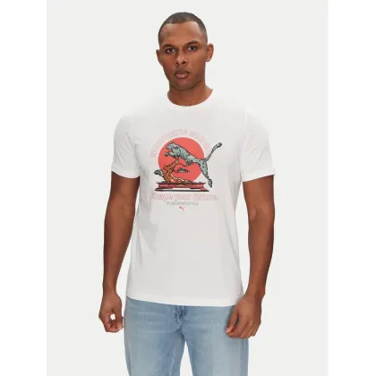 Zdjęcie Puma T-Shirt Bonsai 629634 Biały Regular Fit