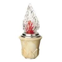 Picture A unique votive lamp for porcelain tombstones