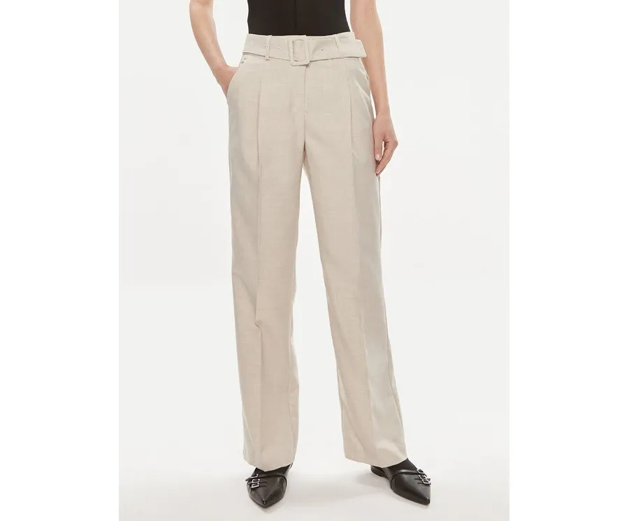 obrazek 1 Vero Moda Spodnie materiałowe Nancy 10304626 Beżowy Straight Fit