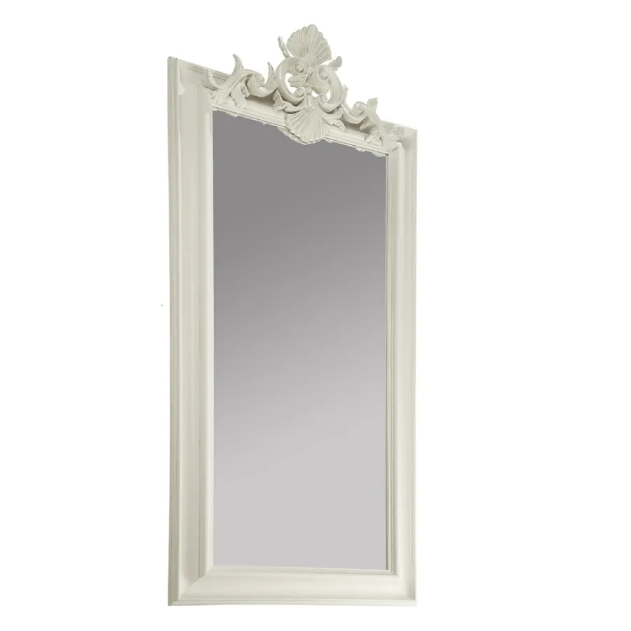 obrazek 1 Lustro w drewnianej ramie z ręcznie rzeźbionymi detalami H.200xL.91xP.10 cm