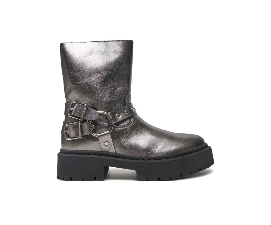 obrazek 1 Steve Madden Botki Zwart SM11003405 Szary