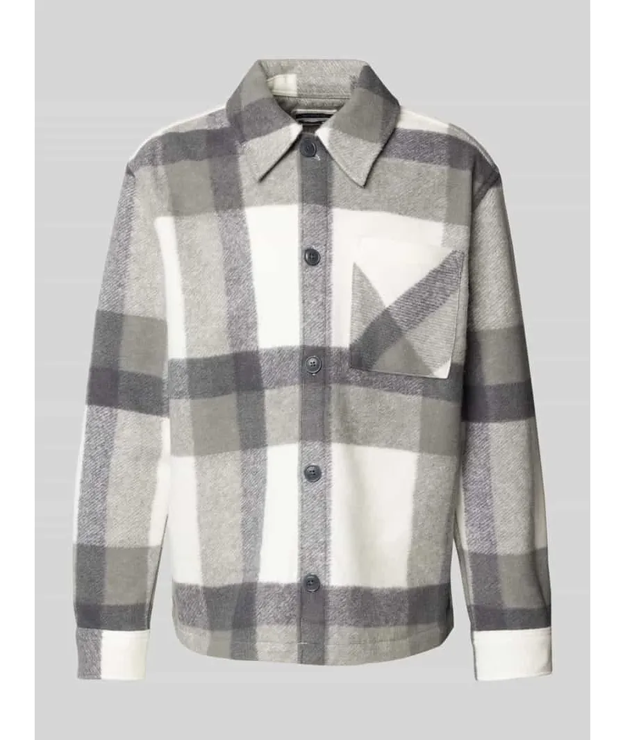 obrazek 1 Kurtka koszulowa o kroju regular fit z kieszeniami z patką na piersi model ‘ETHAN’