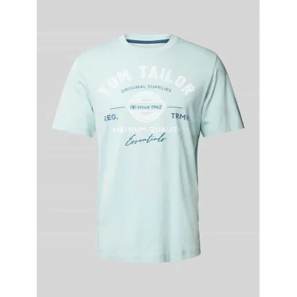 Zdjęcie T-shirt z nadrukiem ze sloganem