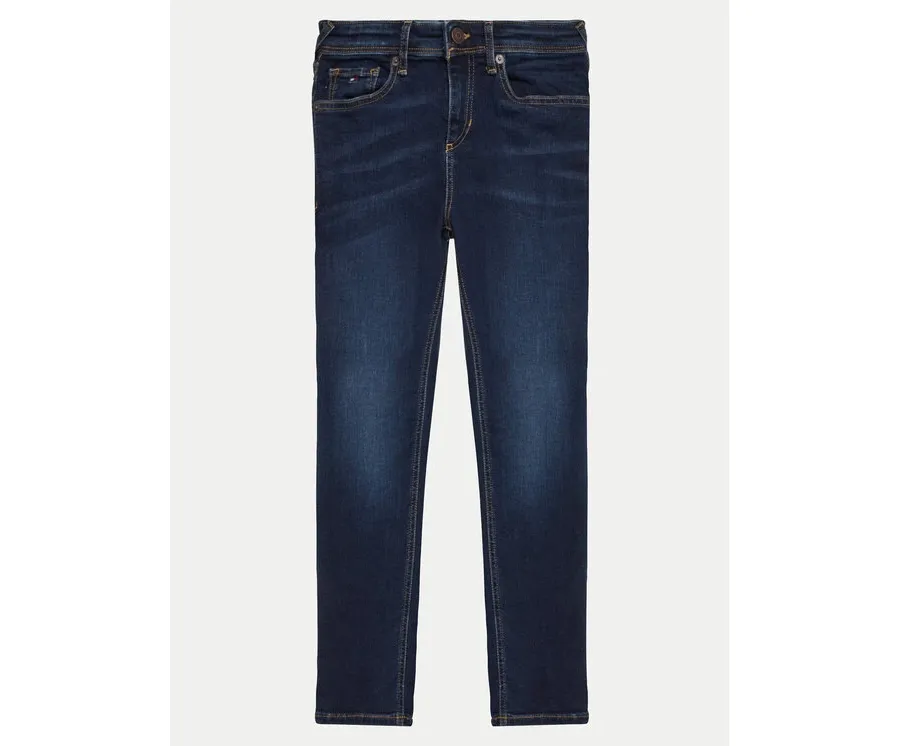 obrazek 1 Tommy Hilfiger Jeansy KB0KB08752 S Granatowy Regular Fit