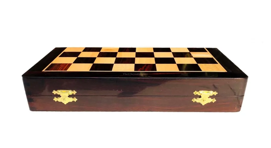 obrazek 3 Stylowy składany zestaw magnetyczny do gry w szachy - The Chess Empire