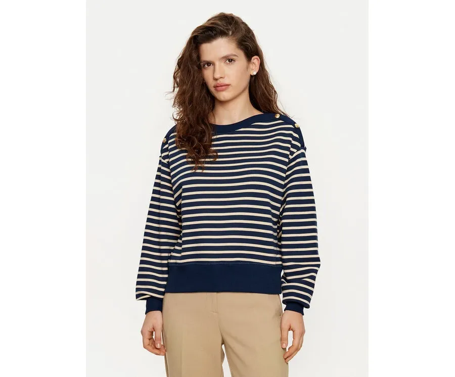 obrazek 1 Tommy Hilfiger Bluza WW0WW44447 Granatowy Relaxed Fit