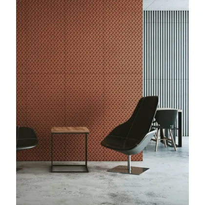 Zdjęcie 135x59,8 cm VT - PB53 (B1 siwo biały) BLACHA - Panel dekor 3D beton architektoniczny