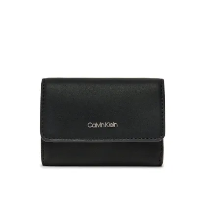 Zdjęcie Calvin Klein Portfel damski Ck Must Small Trifold W/Zip LV04F1030G Czarny
