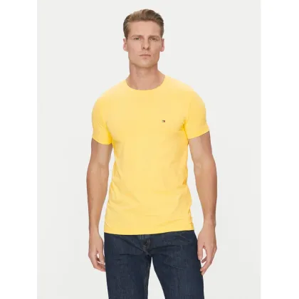 Zdjęcie Tommy Hilfiger T-Shirt MW0MW10800 Żółty Slim Fit