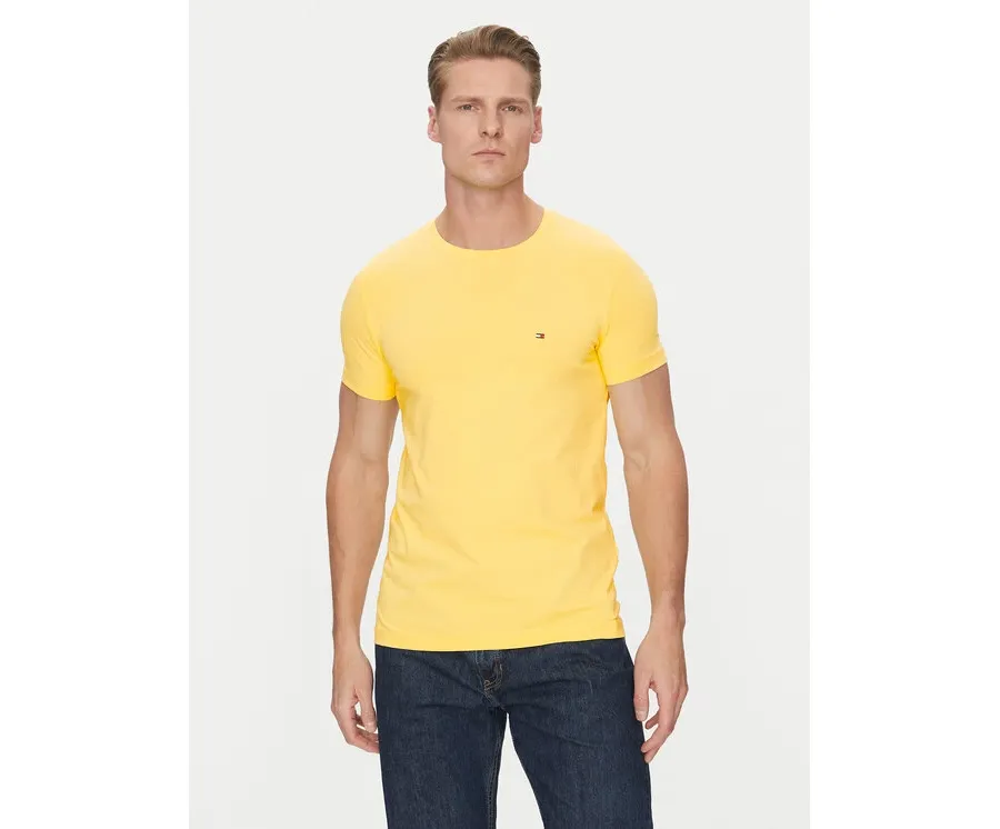 obrazek 1 Tommy Hilfiger T-Shirt MW0MW10800 Żółty Slim Fit