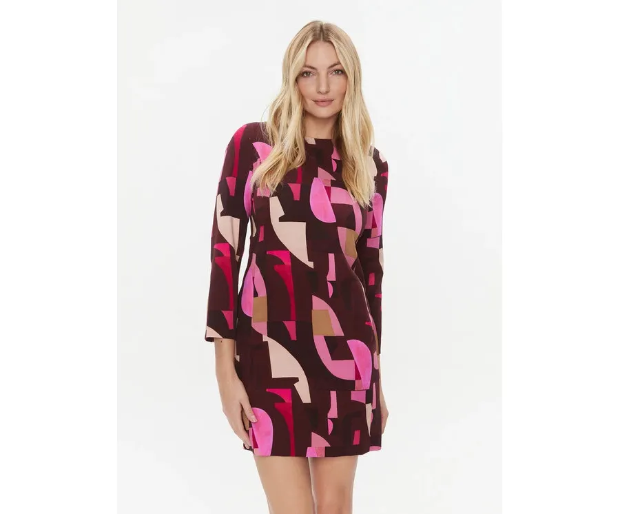 obrazek 1 Marella Sukienka codzienna Nizza 2332261336200 Bordowy Regular Fit