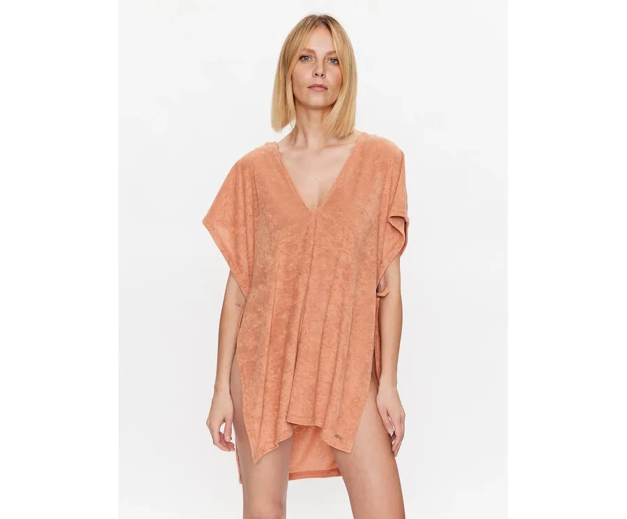 obrazek 1 Roxy Sukienka plażowa ERJX603339 Pomarańczowy Relaxed Fit