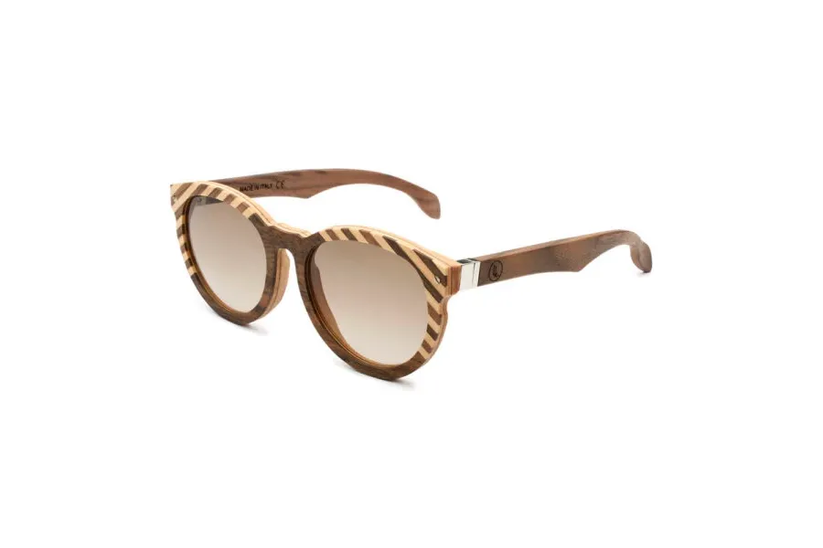 obrazek 1 Gustowne damskie okulary z drewna - Legno Light