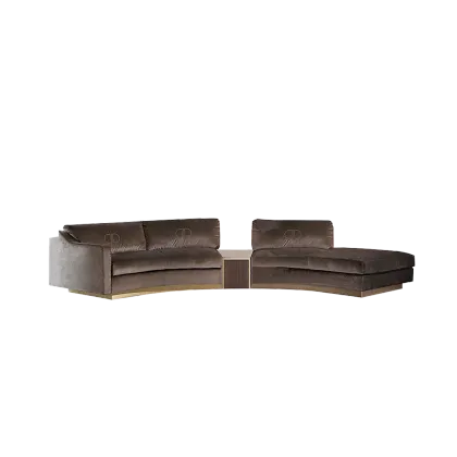 Zdjęcie Brązowa stylowa sofa do domu - Daytona