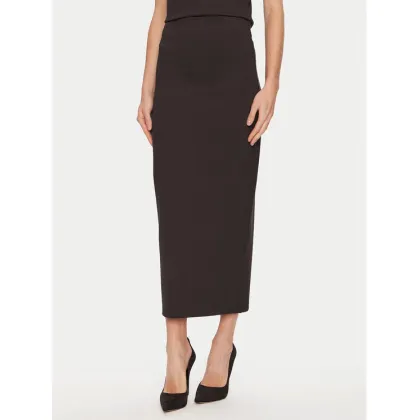 Zdjęcie ViCOLO Spódnica midi TS0133 Brązowy Regular Fit