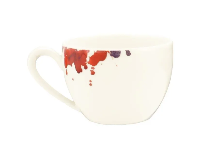 obrazek 2 Stylowa porcelanowa filiżanka do espresso zdobiona motywem kwiatu geranium – Tettau