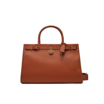 Zdjęcie Tommy Hilfiger Torebka American Icon Tote Leather AW0AW17185 Brązowy