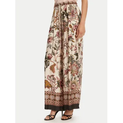 Zdjęcie ViCOLO Spodnie palazzo TD0829 Beżowy Wide Leg