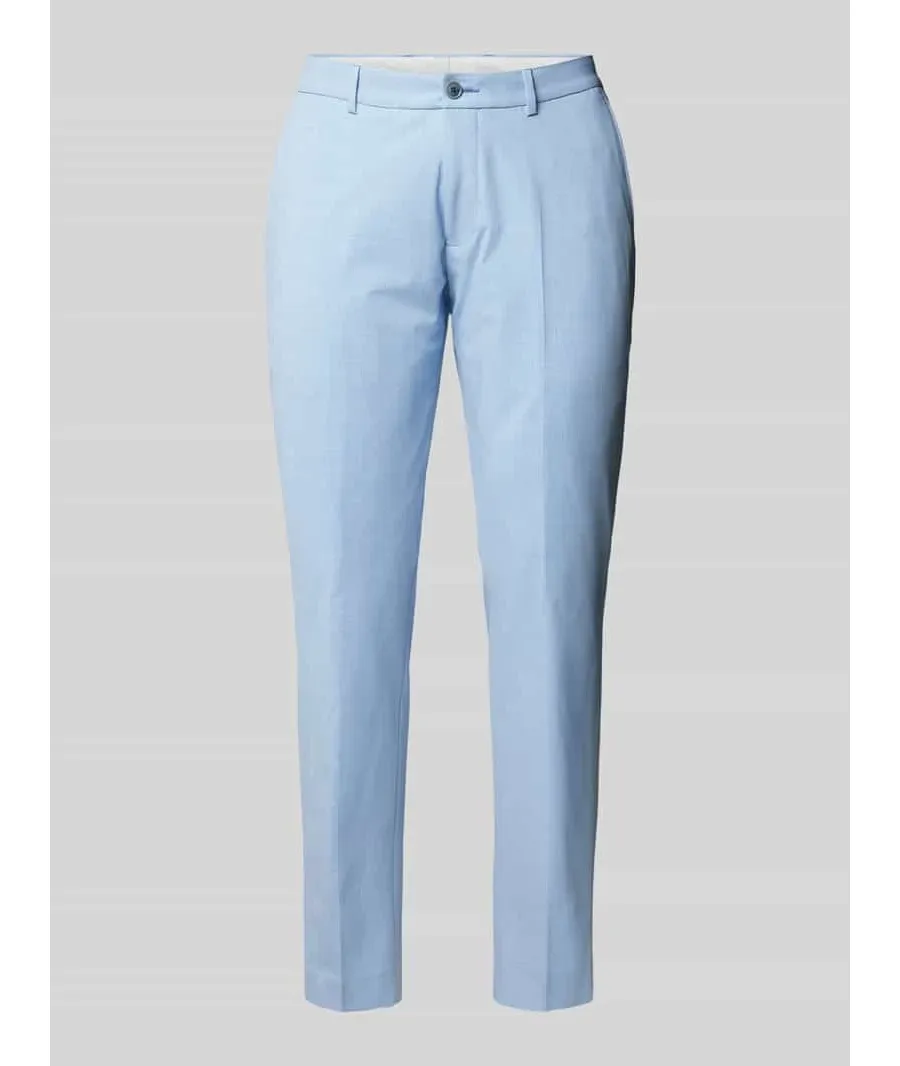 obrazek 1 Spodnie do garnituru o kroju regular fit w kant model ‘Pure’