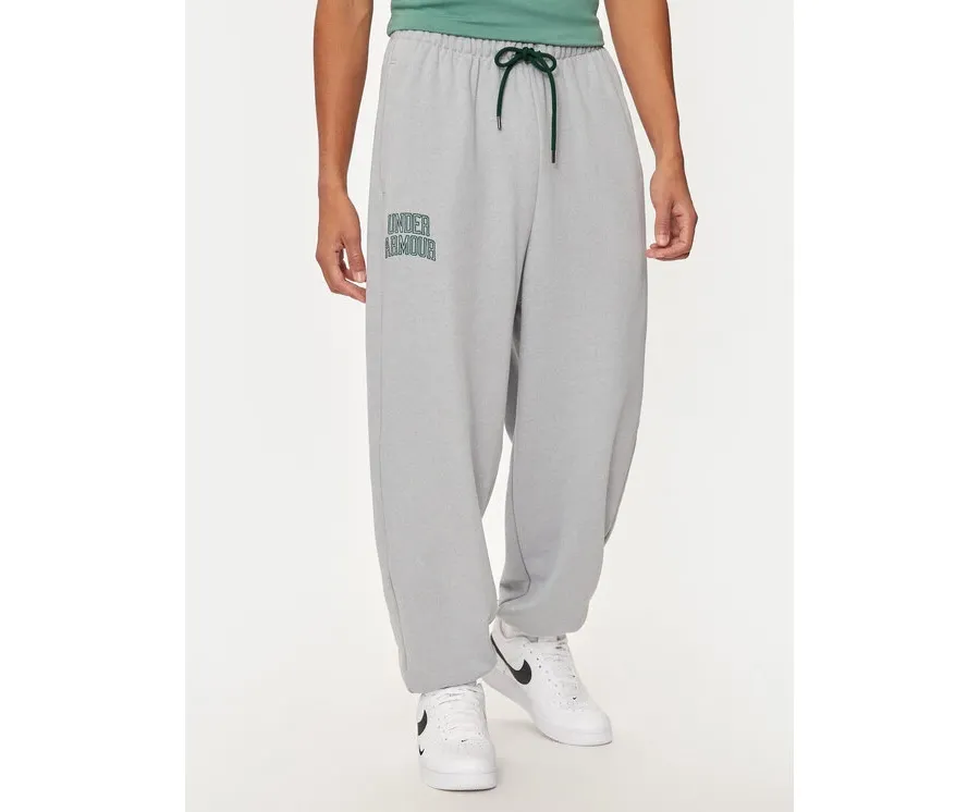 obrazek 1 Under Armour Spodnie dresowe UA Icon 1386551 Szary Loose Fit