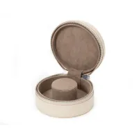 Picture Sophia Round Ivory box for storing jewelry