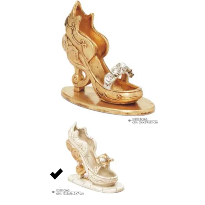 Picture Ceramic slipper decorated with Swarovski - Valle d'oro Patchi