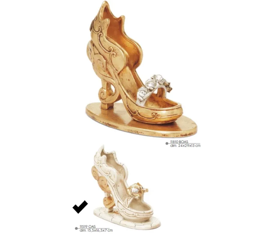obrazek 1 Ceramiczny pantofelek zdobiony Swarovskim - Valle d'oro Patchi