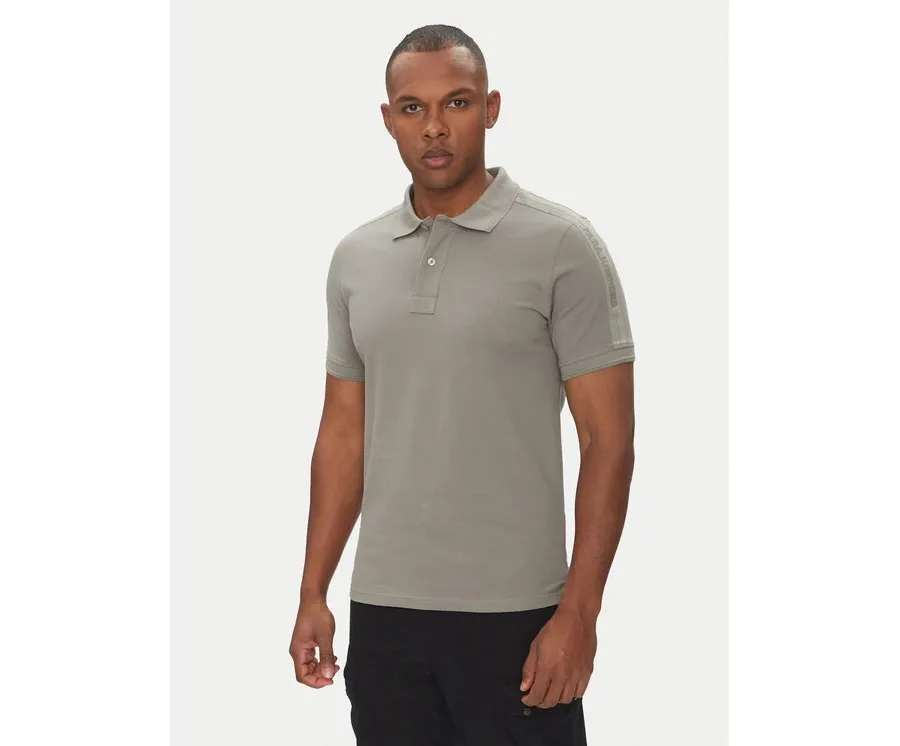 obrazek 1 Parajumpers Polo Space 25SMPMPOXF06 Beżowy Regular Fit