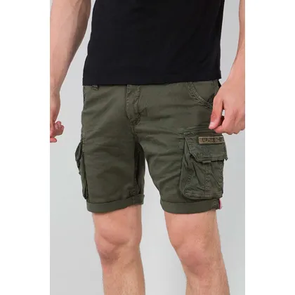 Zdjęcie Alpha Industries szorty bawełniane kolor zielony 176203.142-ZIELONY