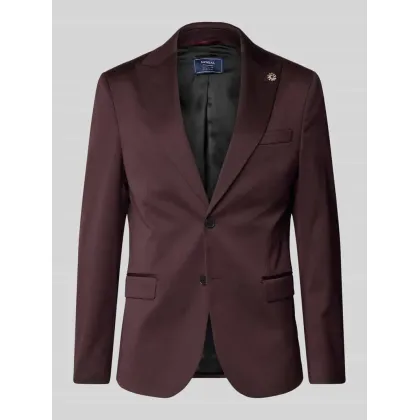 Zdjęcie Marynarka na dwa guziki z brustaszą i domieszką kaszmiru