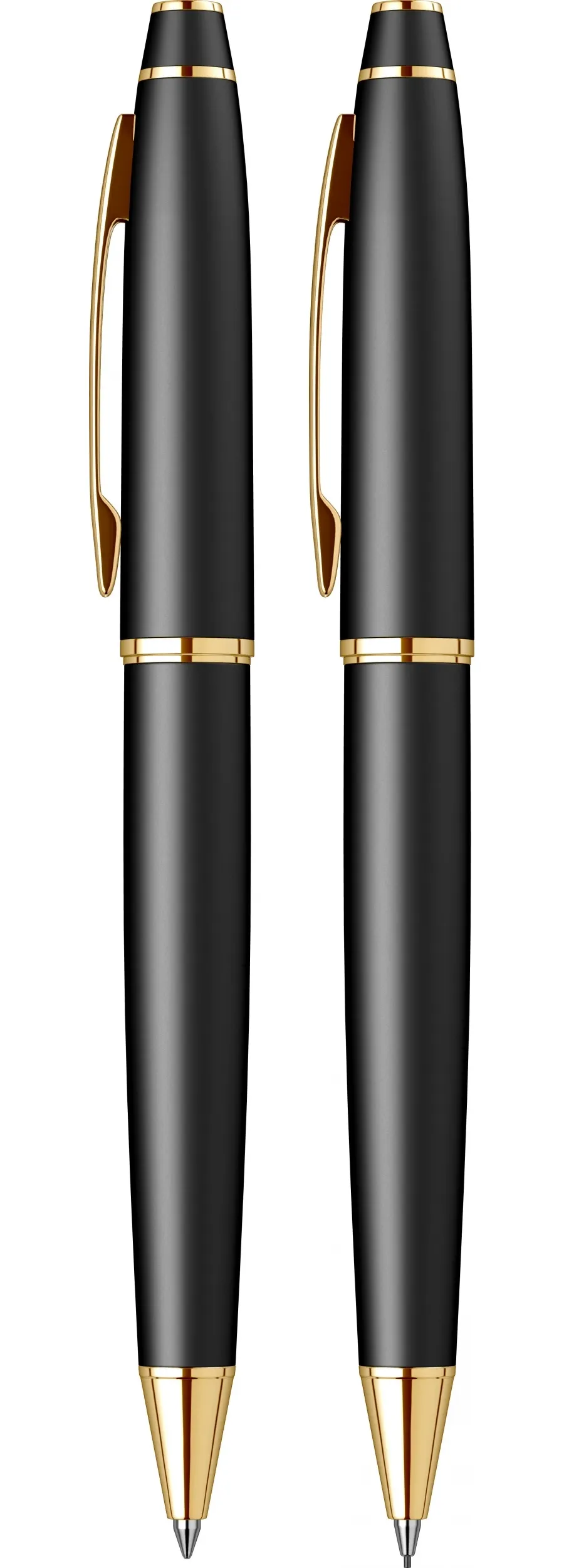obrazek 2 Zestaw Długopis - Ołówek Mechaniczny 0.7mm Noble 35 Czarny Mat